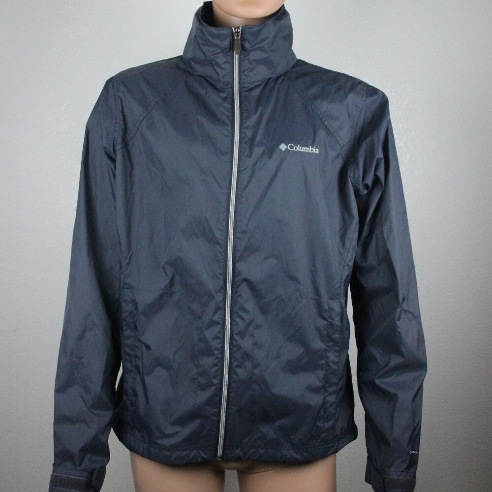 Columbia, Rain Jacket, Men's XL, Blueish